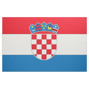Kroatische vlag stof