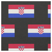 Kroatische vlag stof (Close Up)