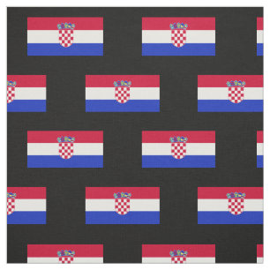 Kroatische vlag stof