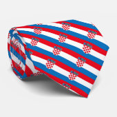 Kroatische vlag stropdas (Opgerold)
