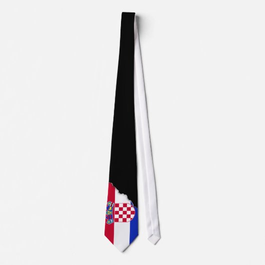Kroatische vlag stropdas (Voorkant)