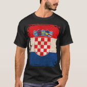 Kroatische vlag t-shirt (Voorkant)