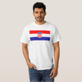 Kroatische vlag t-shirt (Voorkant volledig)