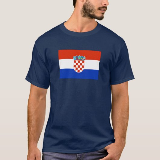 Kroatische vlag t-shirt (Voorkant)