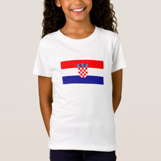 Kroatische vlag t-shirt (Voorkant)