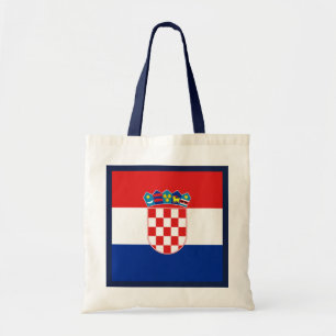 Kroatische vlag tote bag