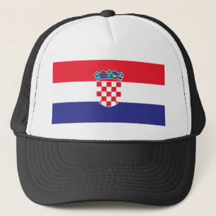 Kroatische vlag trucker pet