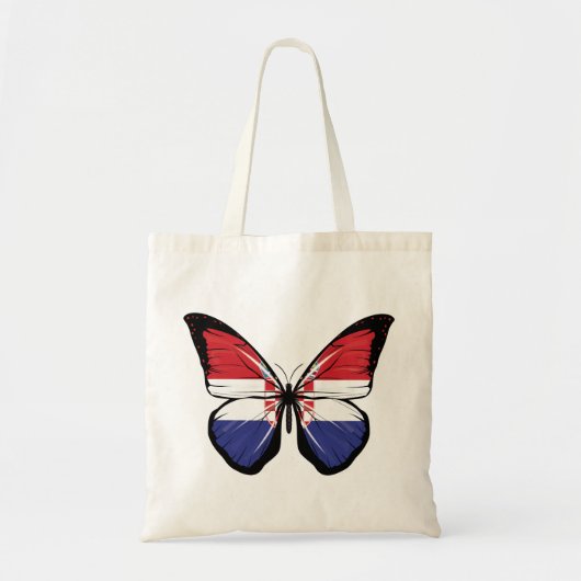 Kroatische vlindervlag tote bag (Voorkant)