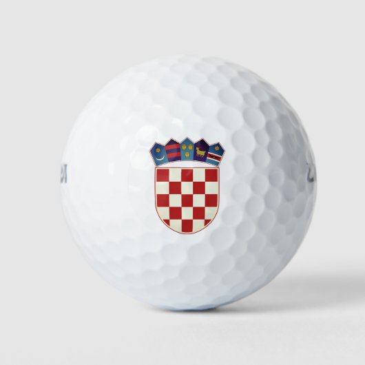 Kroatische wapenschild golfballen (Voorkant)