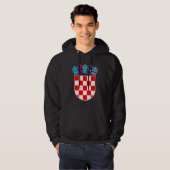 Kroatische wapenschild hoodie (Voorkant volledig)