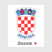 Kroatische wapenschild sticker (Vel)