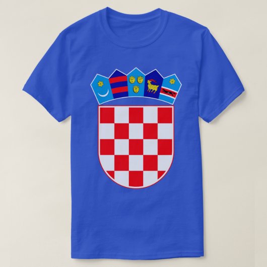 Kroatische wapenschild t-shirt (Design voorkant)
