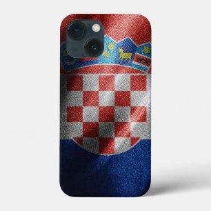Kroatische zijde vlag iPhone 13 mini hoesje