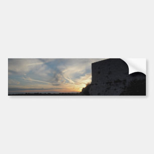 Kroatische zonsondergang bumpersticker