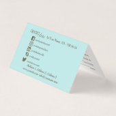 KROCHET Kunst - Visitekaartje (Achterkant)