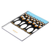 Kroes van Cartoon Penguins Notitieboek (Linkerzijde)