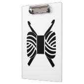 Kroeshaken en rolschaatsen klembord (Links)