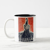 Kroesvrijheid - mok (Links)