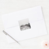 Kroezen Vierkante Sticker (Envelop)