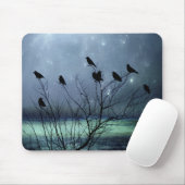 Krogen in een Keltische dromenland Muismat (Met muis)