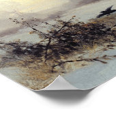 Krogen in een winterlandschap, 1907 poster (Hoek)