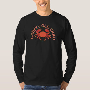 Krokante oude krab Gevist T-shirt