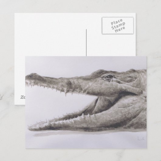 Krokodil 2005 briefkaart (Voorkant / Achterkant)