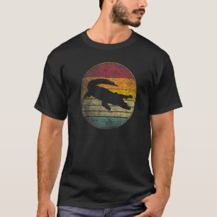 Krokodil Alligator Gator Zon Retro Vintage 70er 80 T-shirt