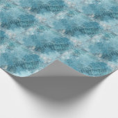 Krokodil Batik: Textured Fabric Art Cadeaupapier (Hoek)