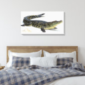 Krokodil Canvas Afdruk (Insitu (Slaapkamer))