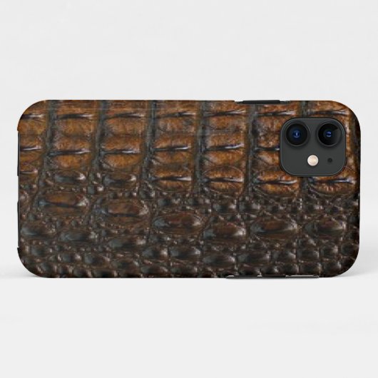 Krokodil Case-Mate iPhone Case (Achterkant (horizontaal))