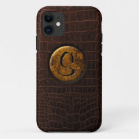 Krokodil en monogram