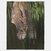 Krokodil Fleece Deken (Voorkant)