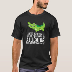 Krokodil is altijd jezelf, tenzij je een t-shirt
