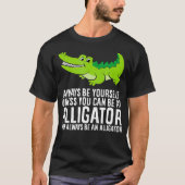 Krokodil is altijd jezelf, tenzij je een t-shirt (Voorkant)