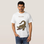 Krokodil mannen t-shirt (Voorkant volledig)
