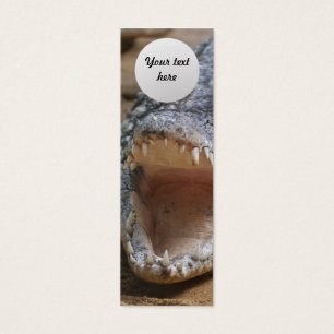 Krokodil Mini Visitekaartjes