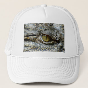 krokodil oog gezicht dier aangepast personaliseren trucker pet