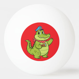 krokodil pingpongballen