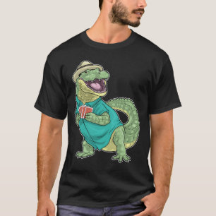 Krokodil Poker Pokerkaarten Kaartspel T-shirt