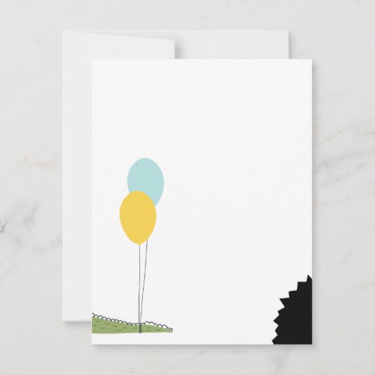 Krokodil Stationery Notitiekaartje (Achterkant)