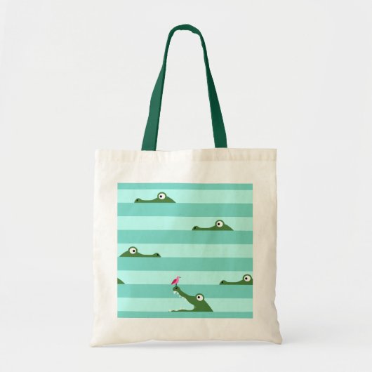 Krokodil Tote Bag (Voorkant)