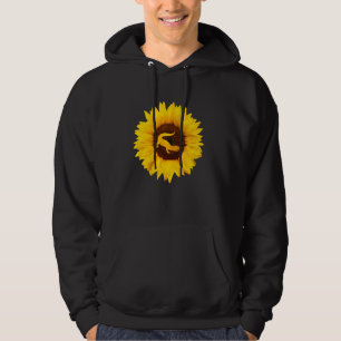 Krokodil voor Mannen van Alligator Zonnebloem Hoodie