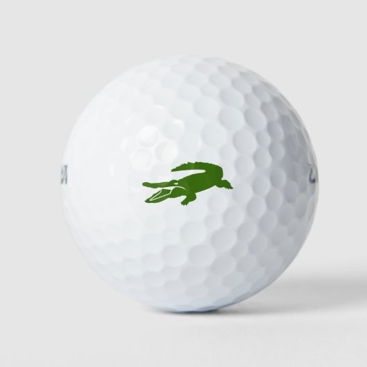 Krokodile Alligator Reptile Green animal Golfballen (Voorkant)