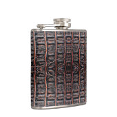  krokodilhuid heupfles (Rechts)