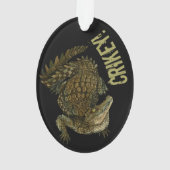 Krokodille Crikey! Ornament (achterkant)