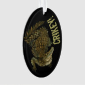 Krokodille Crikey! Ornament (voorkant)