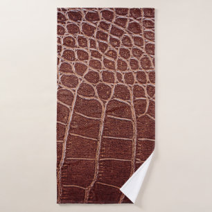 Krokodilleenpatternabstract, alligator, dier badhanddoek