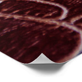Krokodilleenpatternabstract, alligator, dier poster (Hoek)