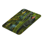 krokodillen, marinespiegels magneet (Linkerzijde)